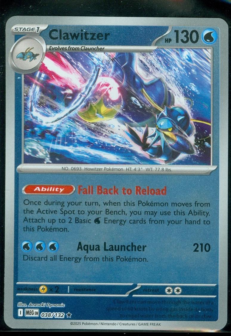 Clawitzer [Reverse Holo]
